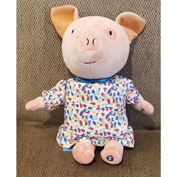 14" Zoobies Pig Book Combo Stuffed Animal Plush Toy If You Give A Pig A Party - Picture 1 of 13